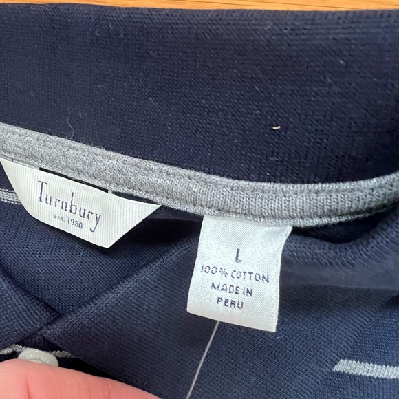 TURNBURY PIMA COTTON GOLF SHIRT BRAND NEW - Picture 2 of 7